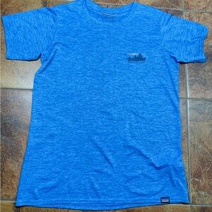 Patagonia Capilene Cool Daily Blue Short Sleeve Tee